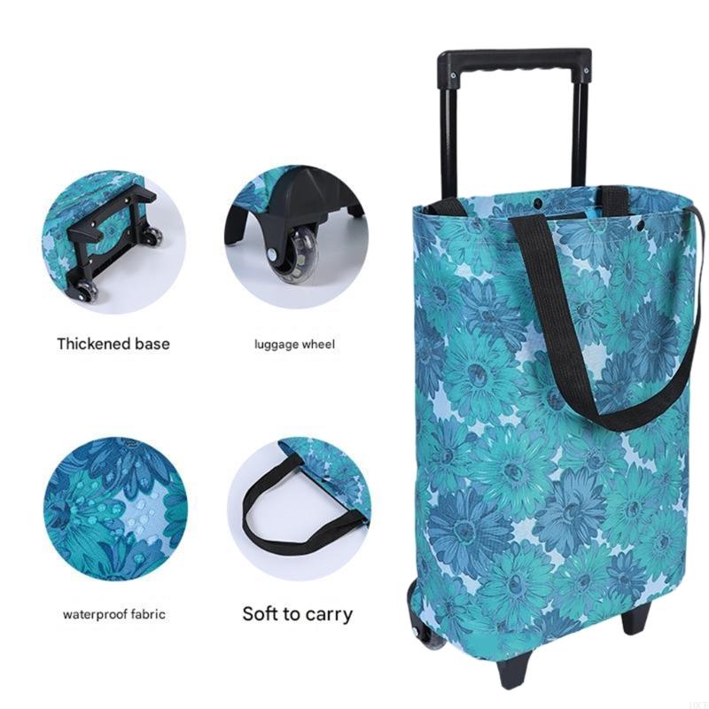 Retractable Handle Foldable Sh - Foldable Rolling Luggage Bag recension och pris