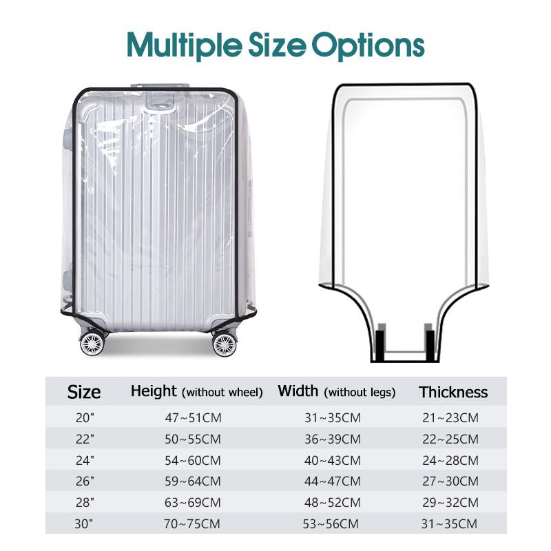 Travel Transparent Luggage Cov - Luggage Protective Cover Transparent recension och pris