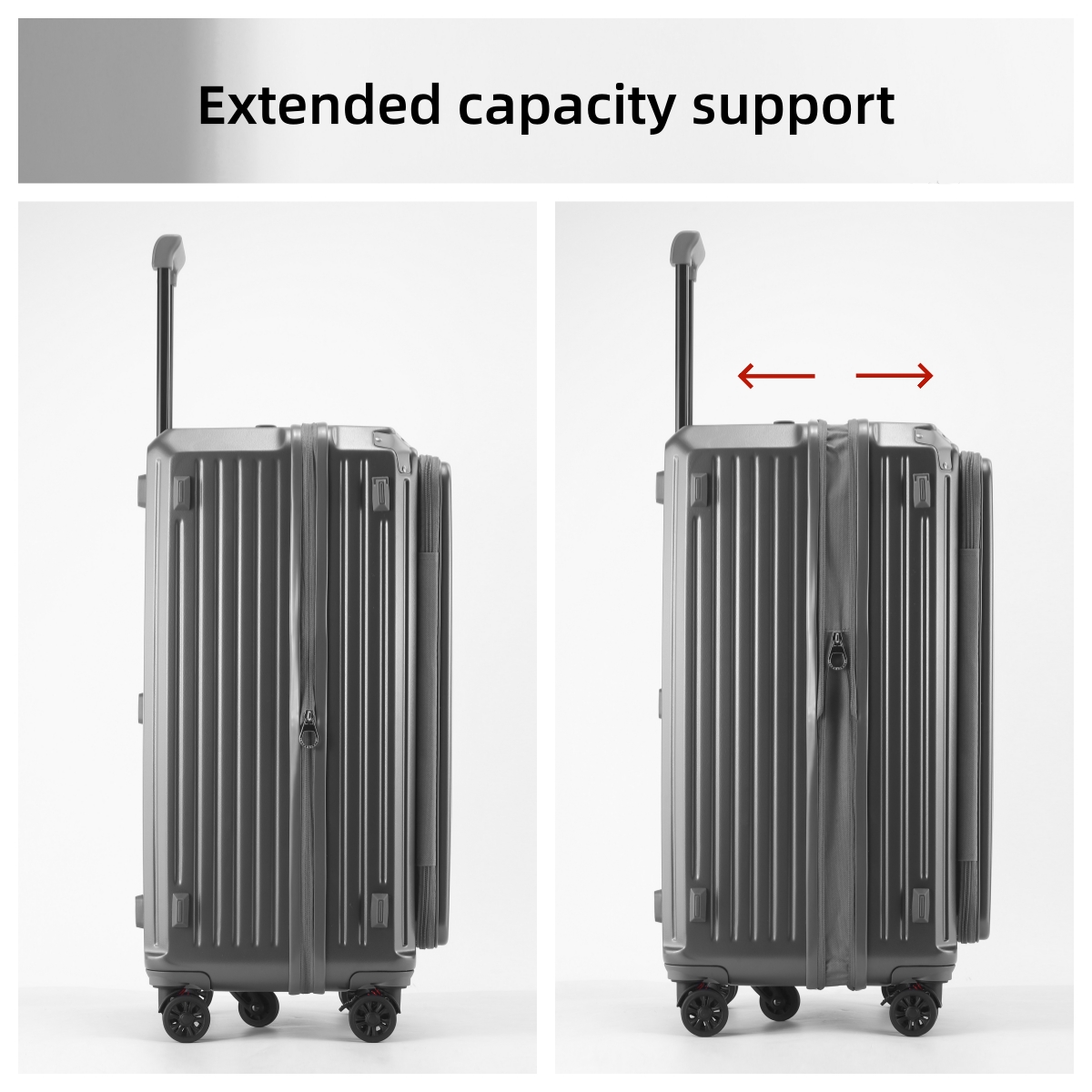  Large Capacity Expandable Su - Expandable Hard Shell Luggage Set recension och pris
