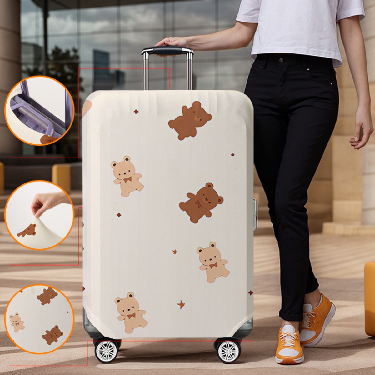 Luggage Cover Protector Elasti - Waterproof Suitcase Cover Protector recension och pris