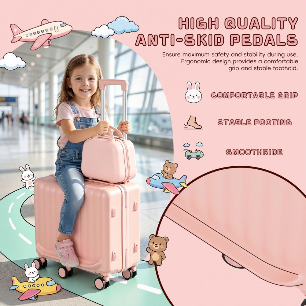 20 Inch Kids Ride-On Luggage F - Kids Ride On Suitcase Scooter recension och pris