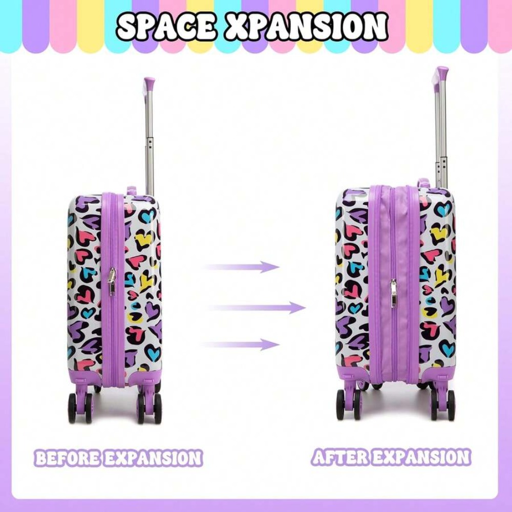 2 Piece Luggage Set With Spinn - Expandable Hard Shell Luggage Set recension och pris