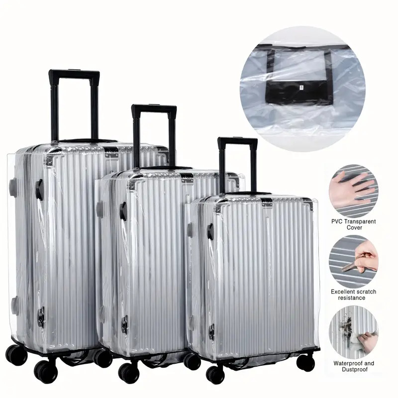 18-30 Inch Suitcase PVC Cover  - Luggage Protective Cover Transparent recension och pris
