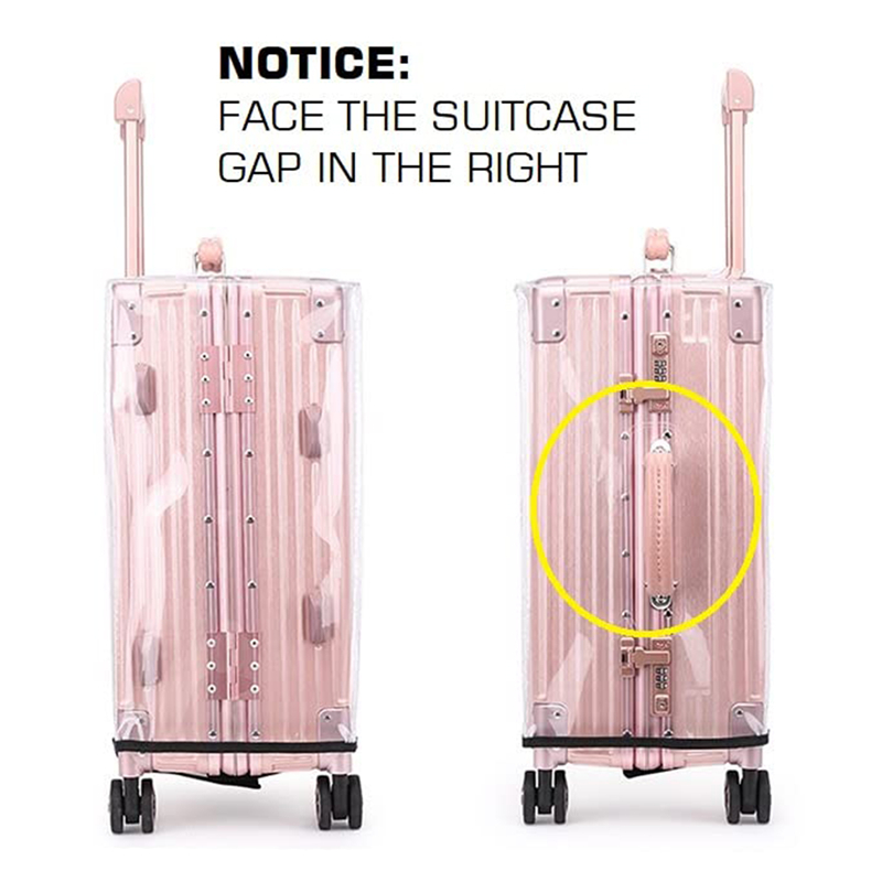 18-30 Inch Suitcase PVC Cover  - Luggage Protective Cover Transparent recension och pris