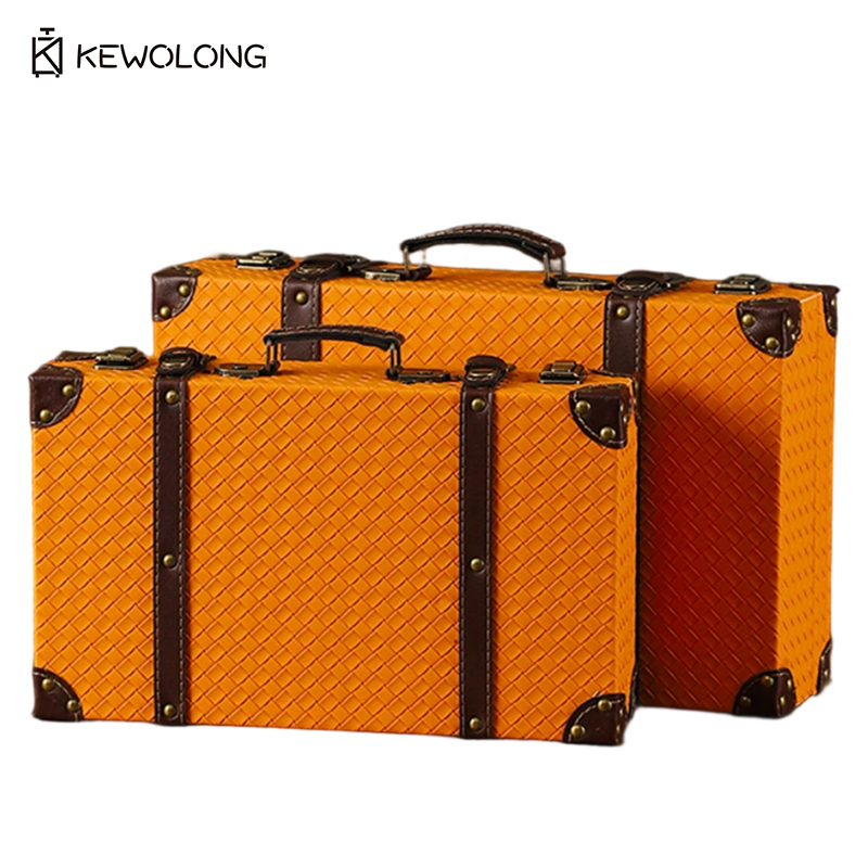 Vintage European Retro Suitcas - Retro Vintage Trunk Suitcase recension och pris
