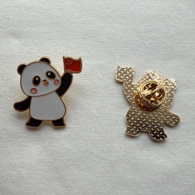 6pcs Cartoon China Panda Badge - Backpacks recension och pris
