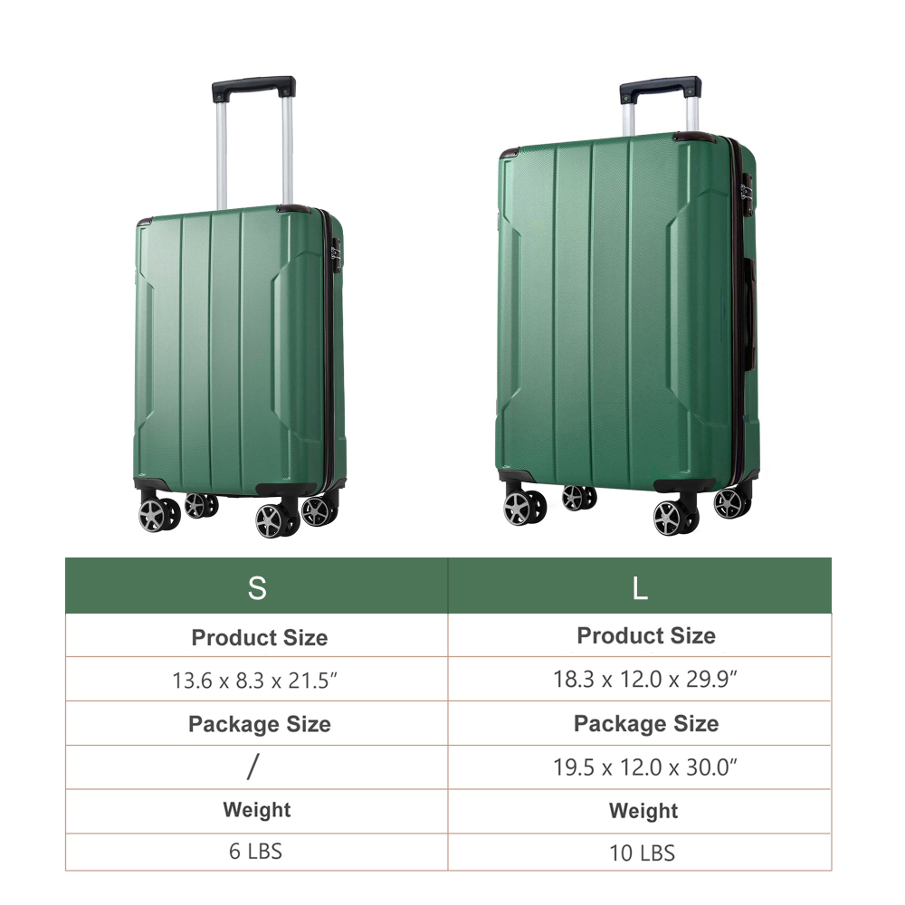 2 Piece Expandable Hardshell A - Expandable Hard Shell Luggage Set recension och pris