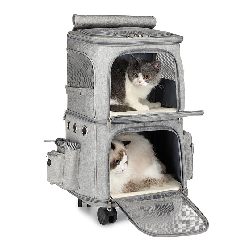 Hanbang Double Layer Pet Rolli - Foldable Rolling Luggage Bag recension och pris
