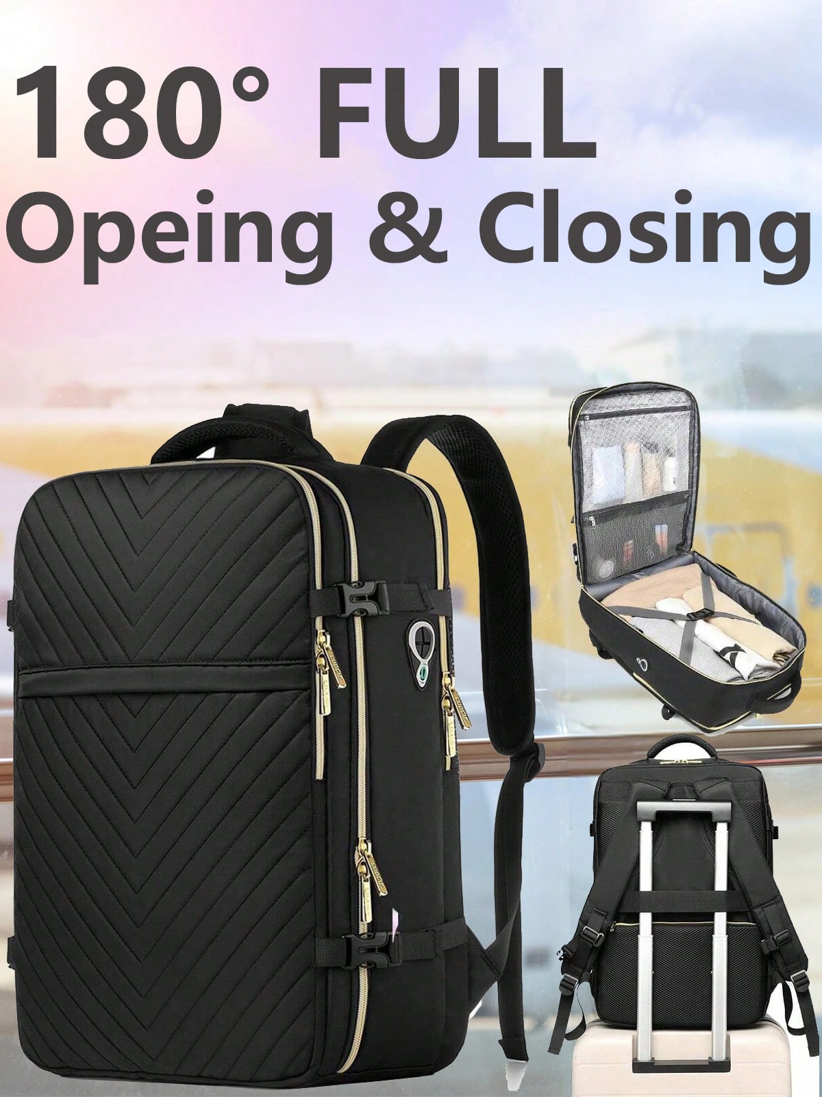 Large Carry On Travel Backpack - Luggage recension och pris