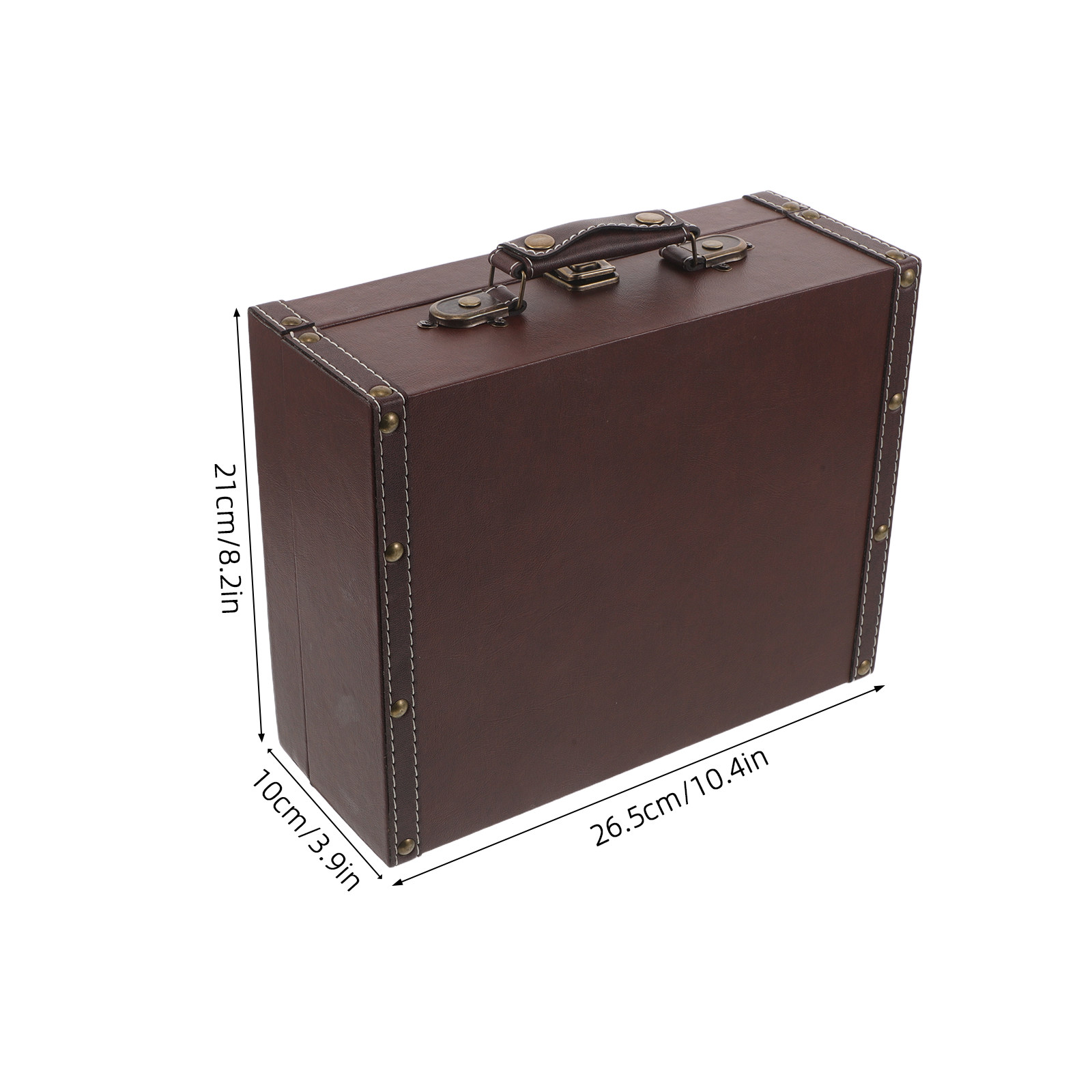 Vintage Suitcase Prop Retro Wo - Retro Vintage Trunk Suitcase recension och pris