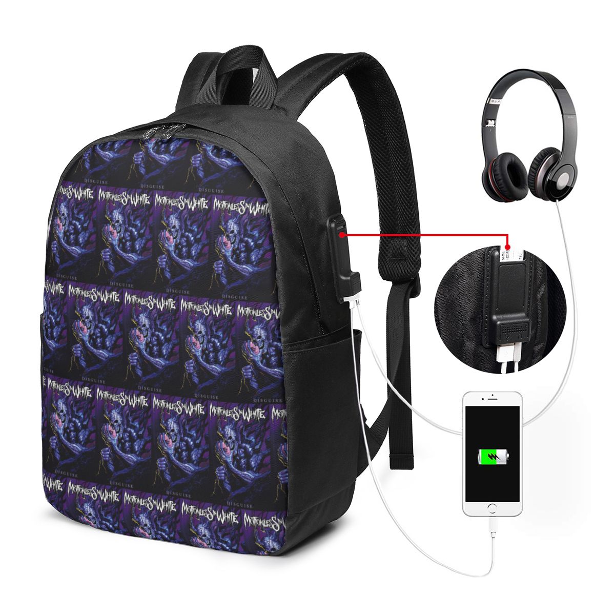 Motionless In White Backpack T - Travel Bags recension och pris