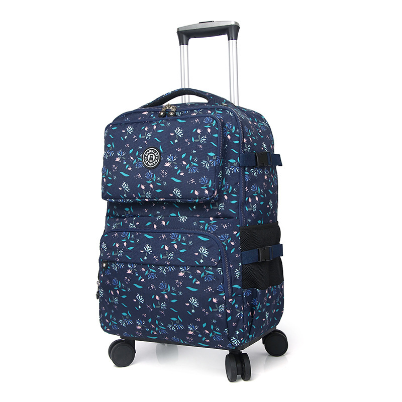 Women Travel Trolley Suitcase  - Foldable Rolling Luggage Bag recension och pris