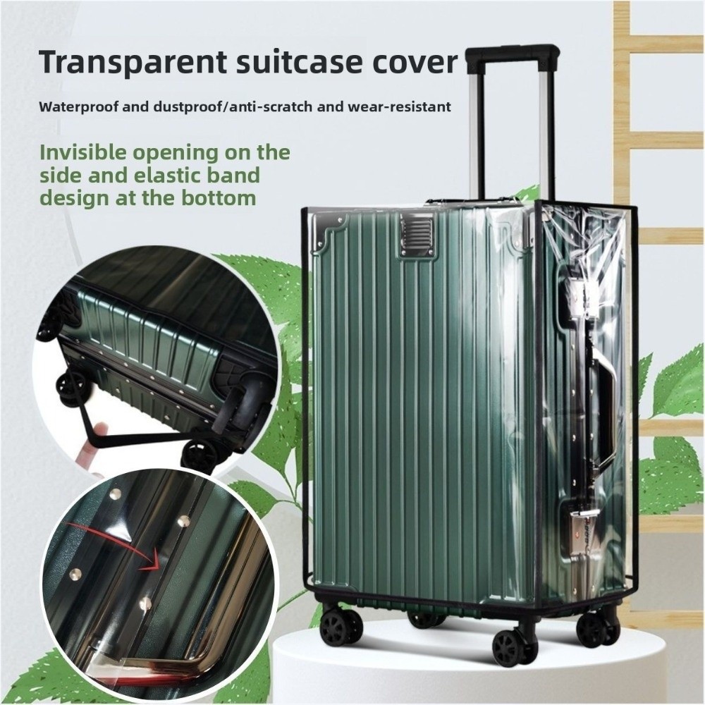 18-30 Inch Travel Luggage Cove - Luggage Protective Cover Transparent recension och pris