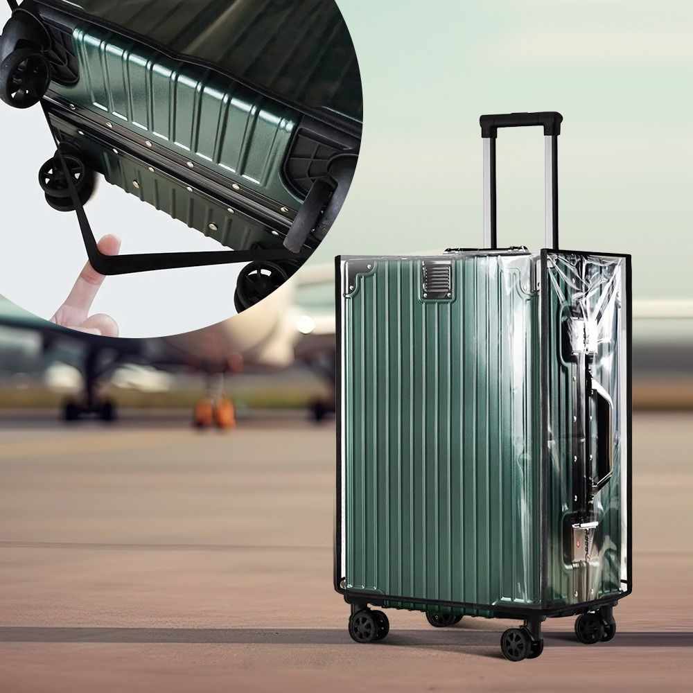18-30 Inch Travel Luggage Cove - Luggage Protective Cover Transparent recension och pris