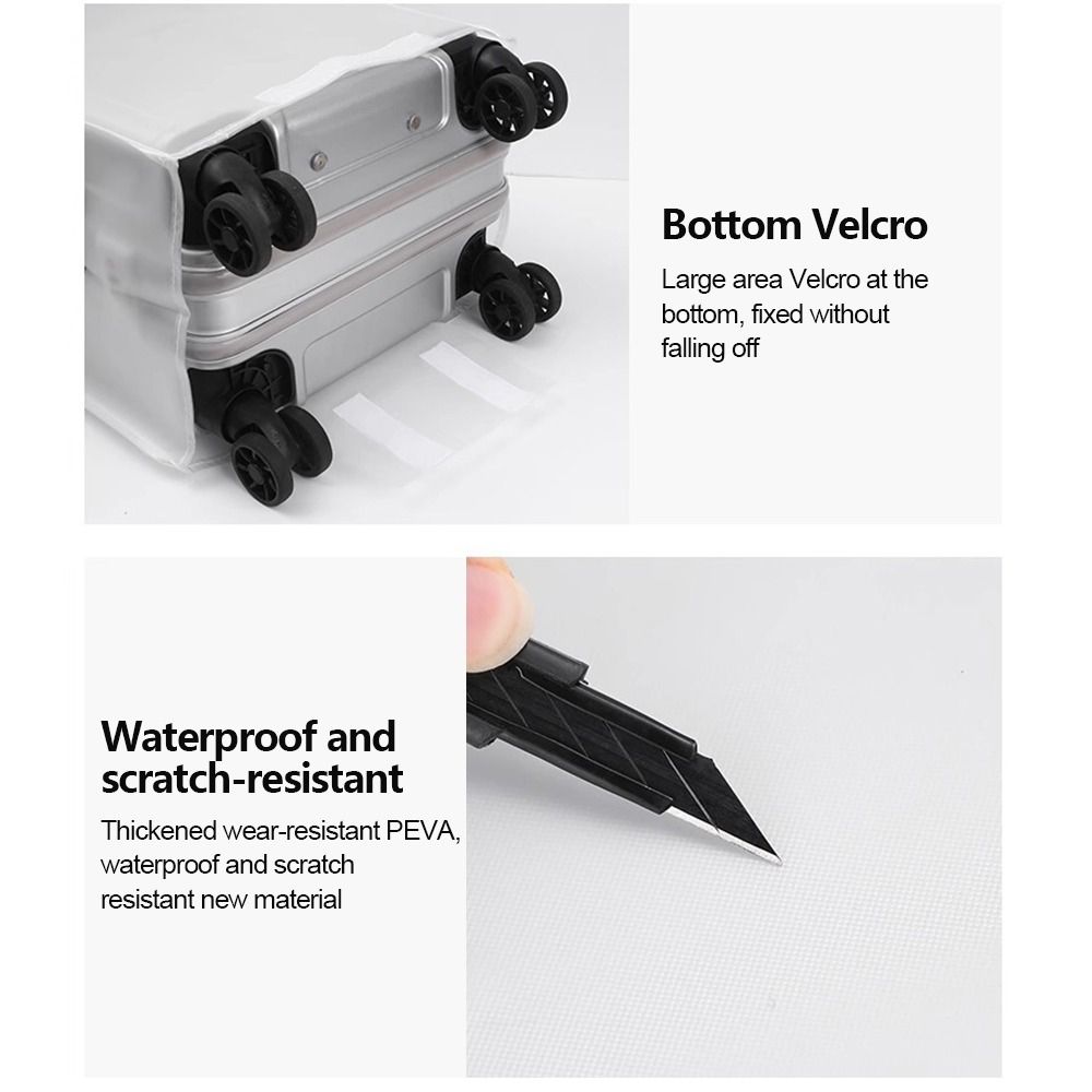 New Frosted Luggage Protector  - Waterproof Suitcase Cover Protector recension och pris