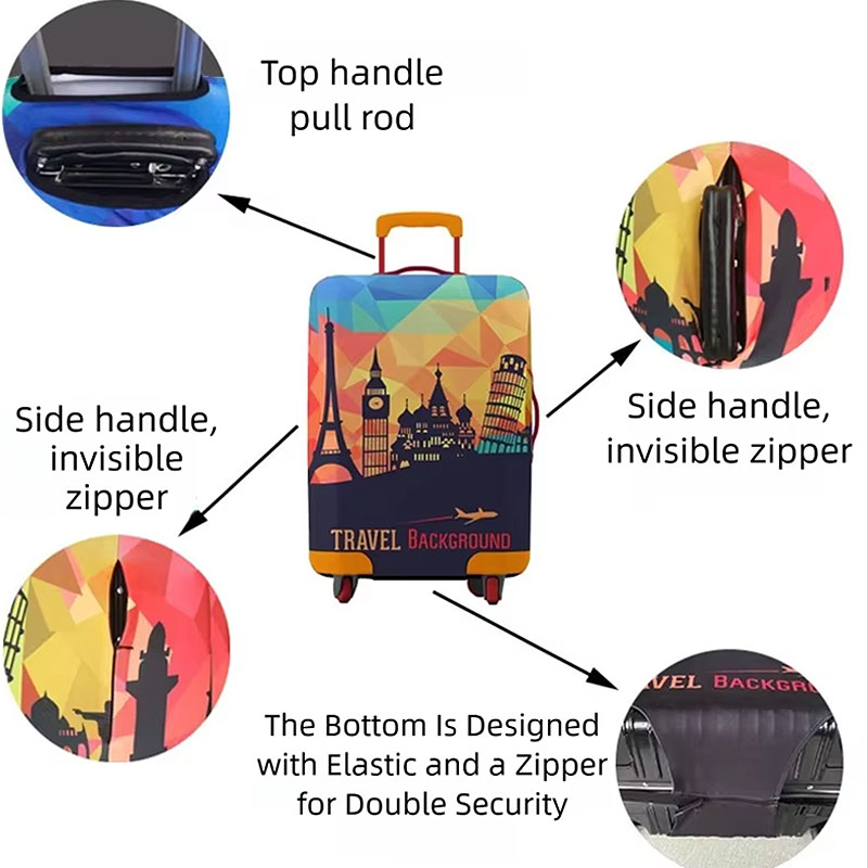 New Travel Suitcases Protector - Waterproof Suitcase Cover Protector recension och pris
