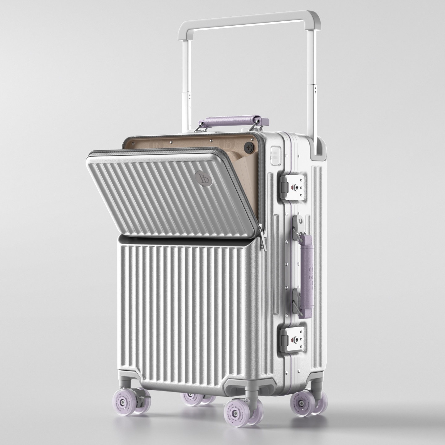 Front Opening Suitcase Wide Ha - Aluminum Frame Carry On Luggage recension och pris