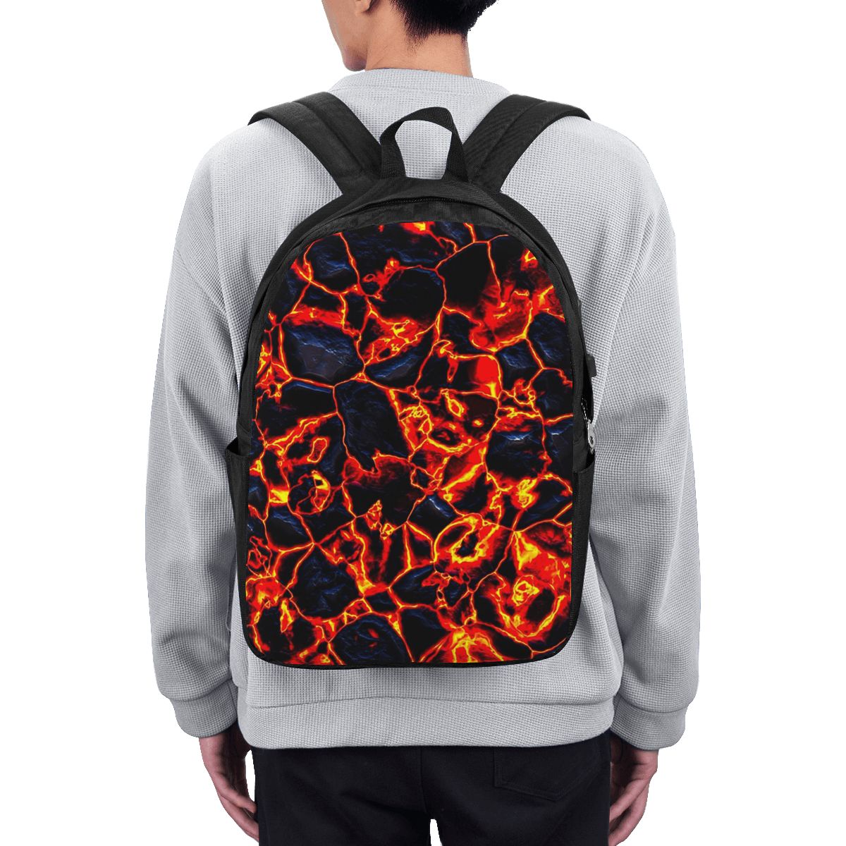Magma Volcano Lava Fire Backpa - Travel Bags recension och pris