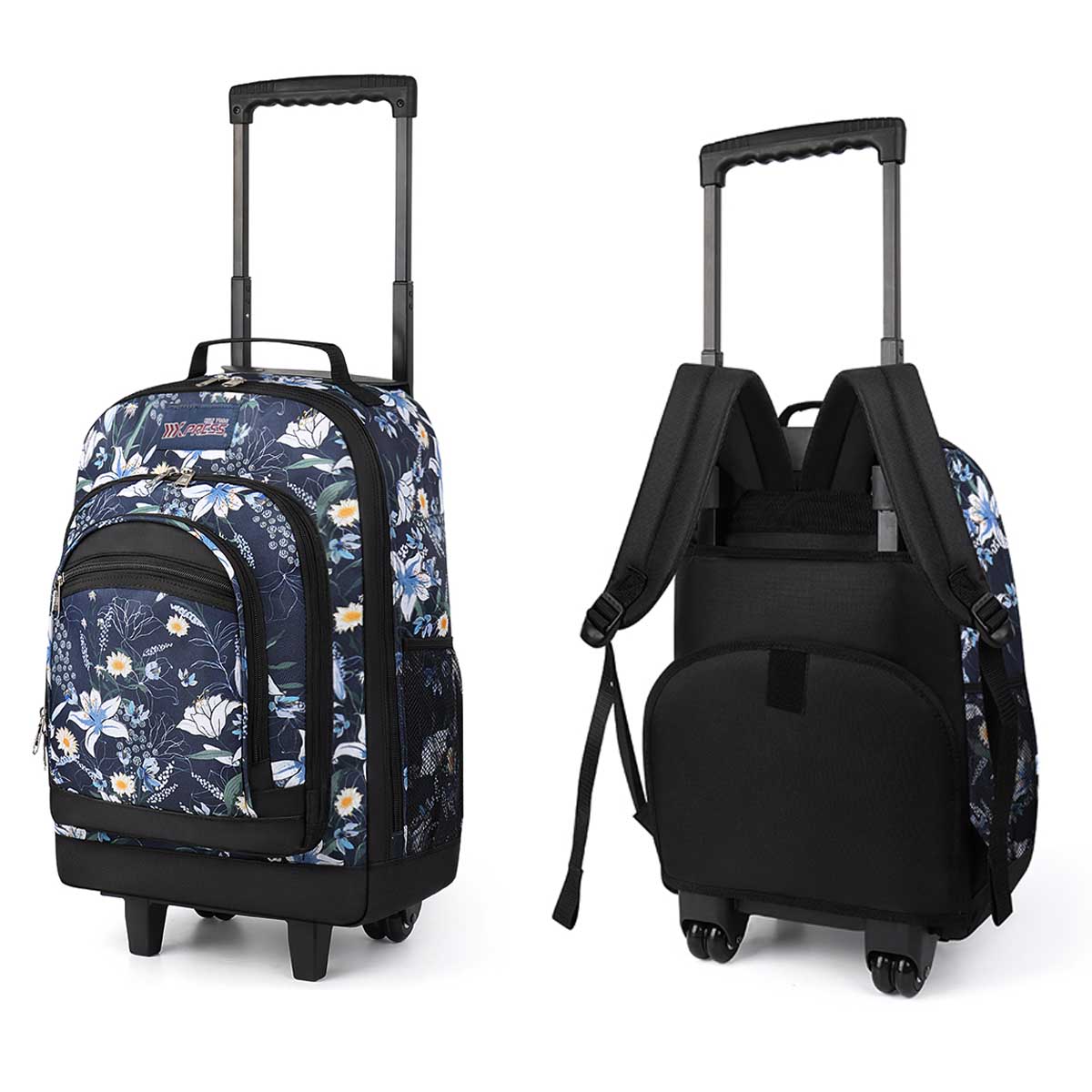 20 Inch Rolling Backpacks For  - Foldable Rolling Luggage Bag recension och pris