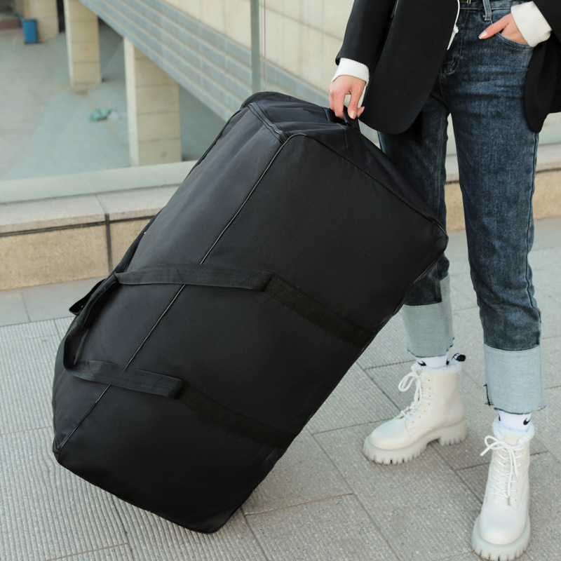 Large Capacity Trolley Bags wi - Foldable Rolling Luggage Bag recension och pris