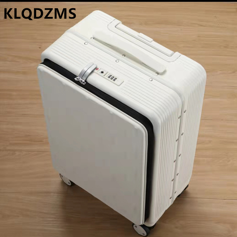 KLQDZMS Travel Luggage Front O - Front Opening Laptop Luggage 24 Inch recension och pris