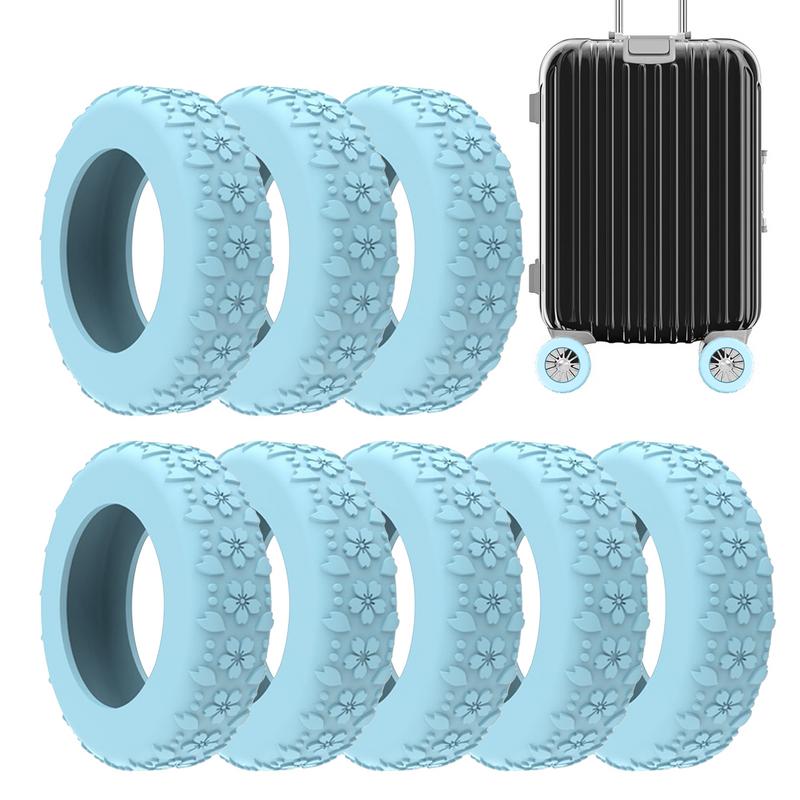 Luggage Wheel Covers 8X Silico - Waterproof Suitcase Cover Protector recension och pris