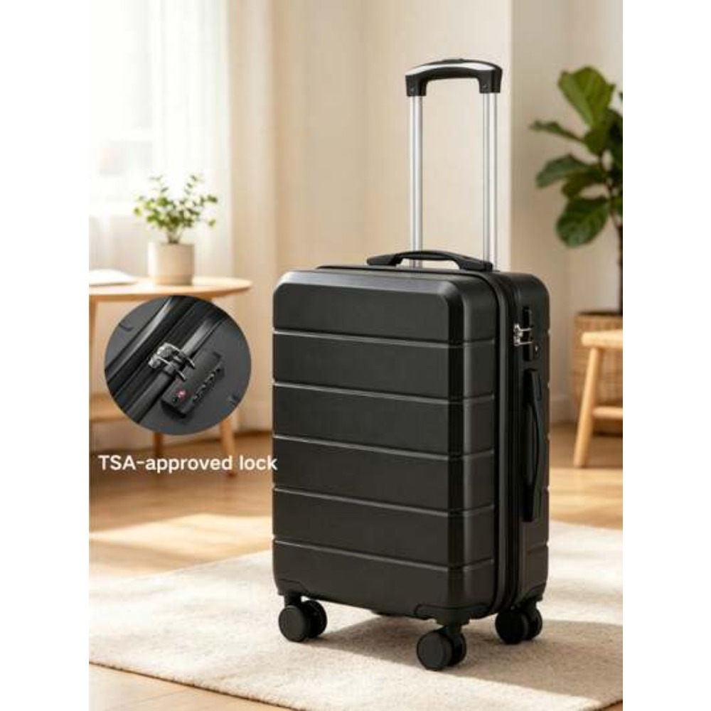 20 Inch Expandable ABS Hardsid - Cabin Size Lightweight Travel Trolley recension och pris