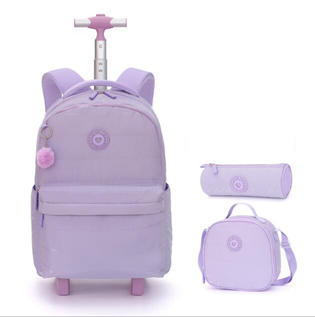 18 inch School Wheeled backpac - Foldable Rolling Luggage Bag recension och pris