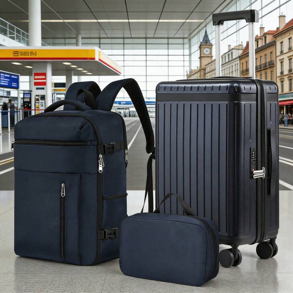 3 Piece 20 Inch Carry On Lugga - Spinner Wheel Rolling Suitcase 20 Inch recension och pris