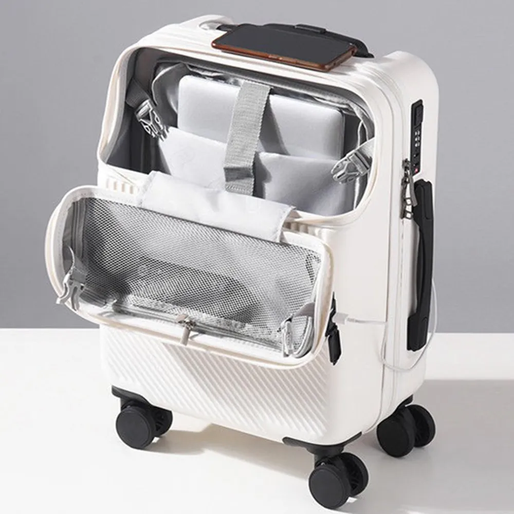 Front Open Lid Trolley Case PC - Front Opening Laptop Luggage 24 Inch recension och pris