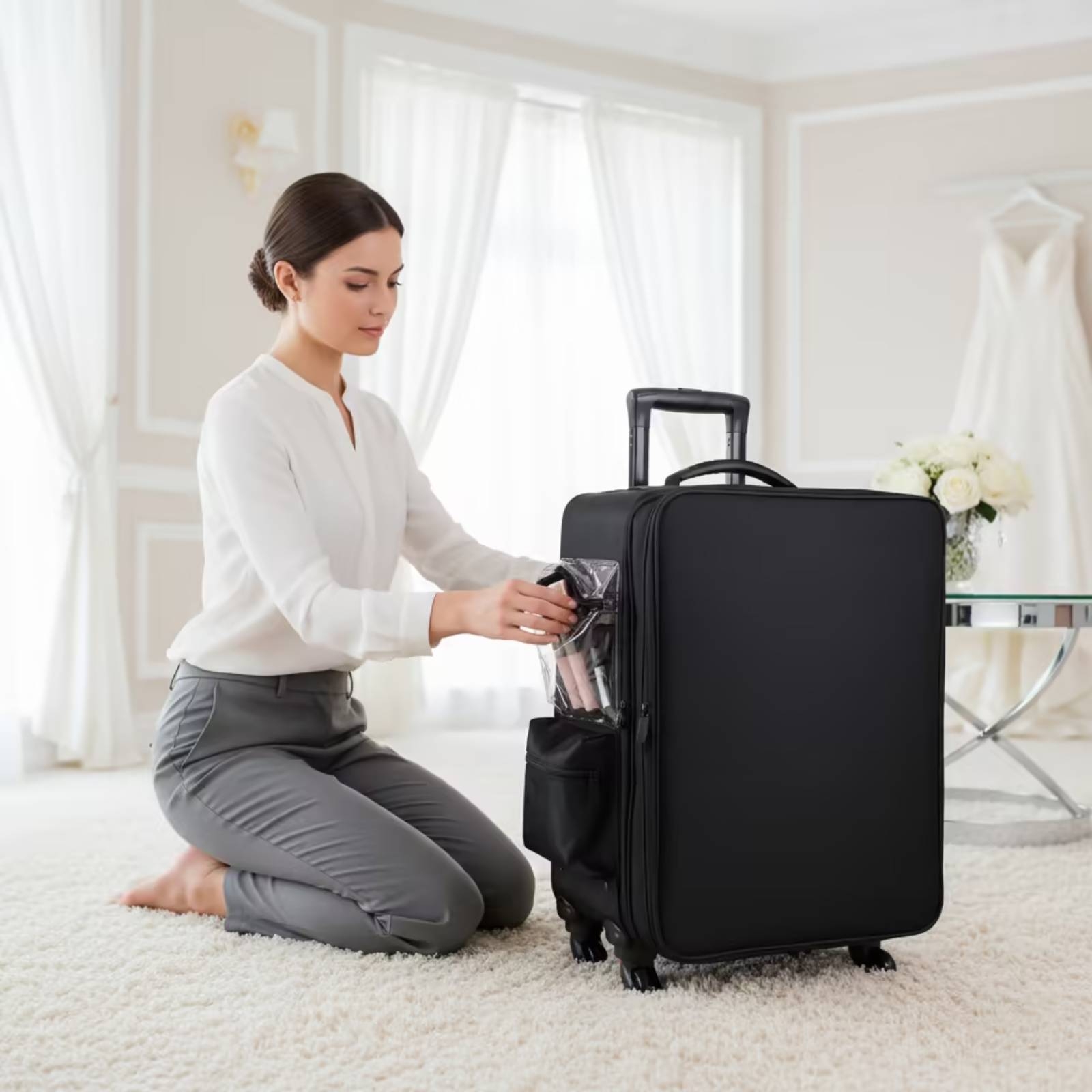 Makeup Case with Rotating Whee - Backpacks recension och pris