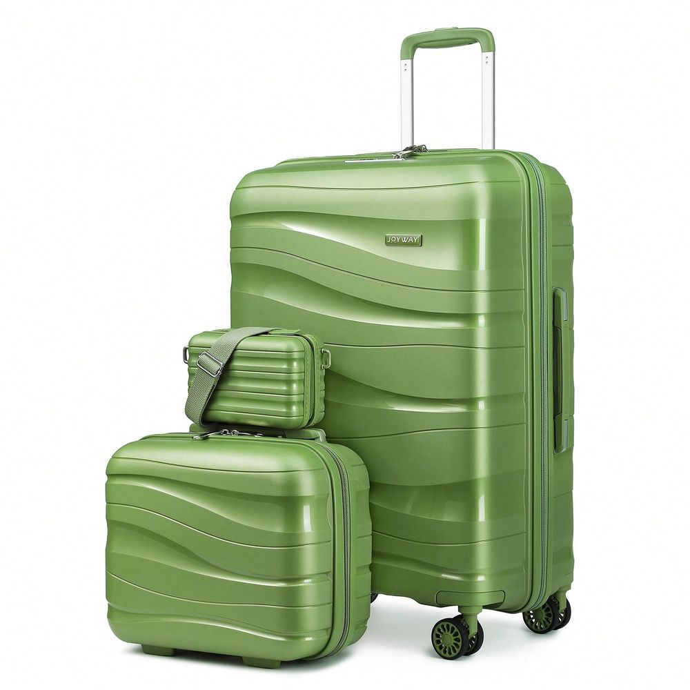 3Piece Hardshell Luggage Set,  - Expandable Hard Shell Luggage Set recension och pris