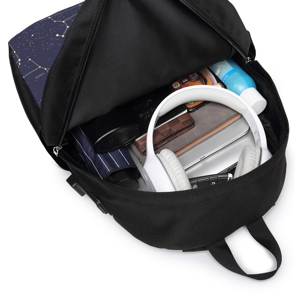 Night Sky Golden Celestial Sta - Travel Bags recension och pris
