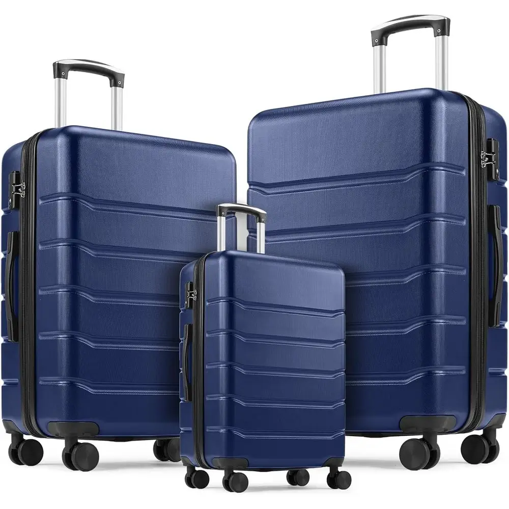 3-Piece Hardshell Expandable L - Expandable Hard Shell Luggage Set recension och pris