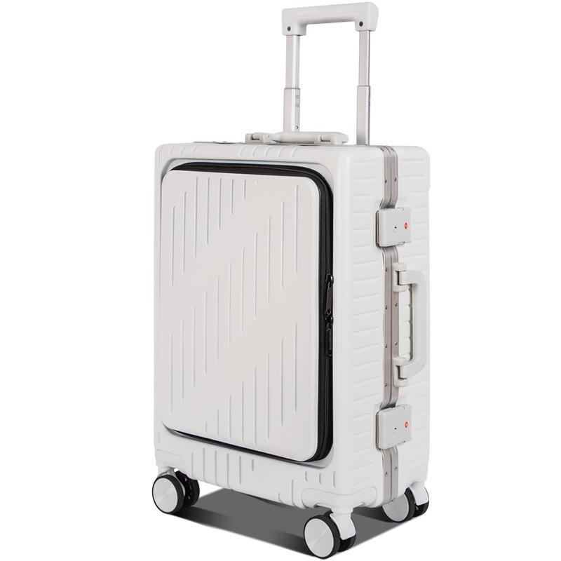 Front Opening Business Luggage - Aluminum Frame Carry On Luggage recension och pris