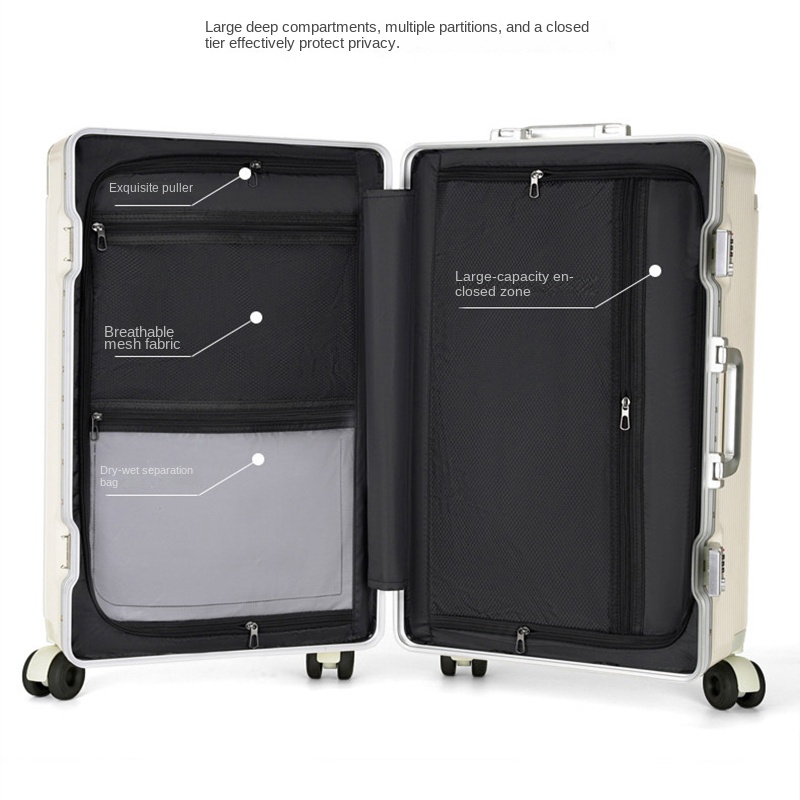 New 28-inch Wide-handle Suitca - Spinner Wheel Rolling Suitcase 20 Inch recension och pris