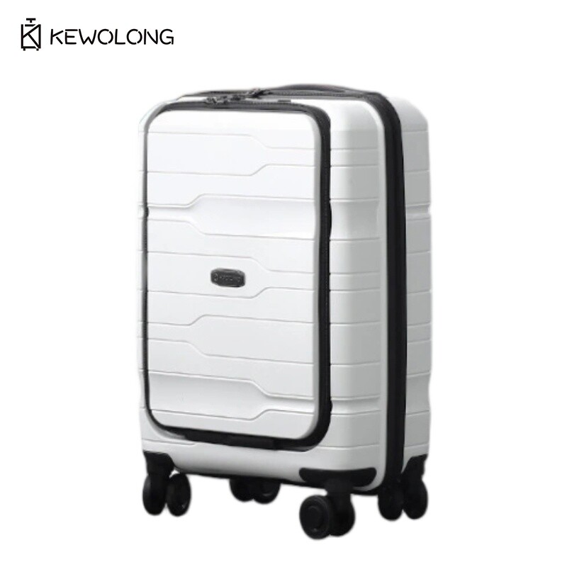 20 Inch Front Opening Carry On - Cabin Size Lightweight Travel Trolley recension och pris