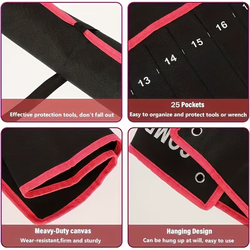 TINSOL 14-Pocket Tool Organize - Foldable Rolling Luggage Bag recension och pris