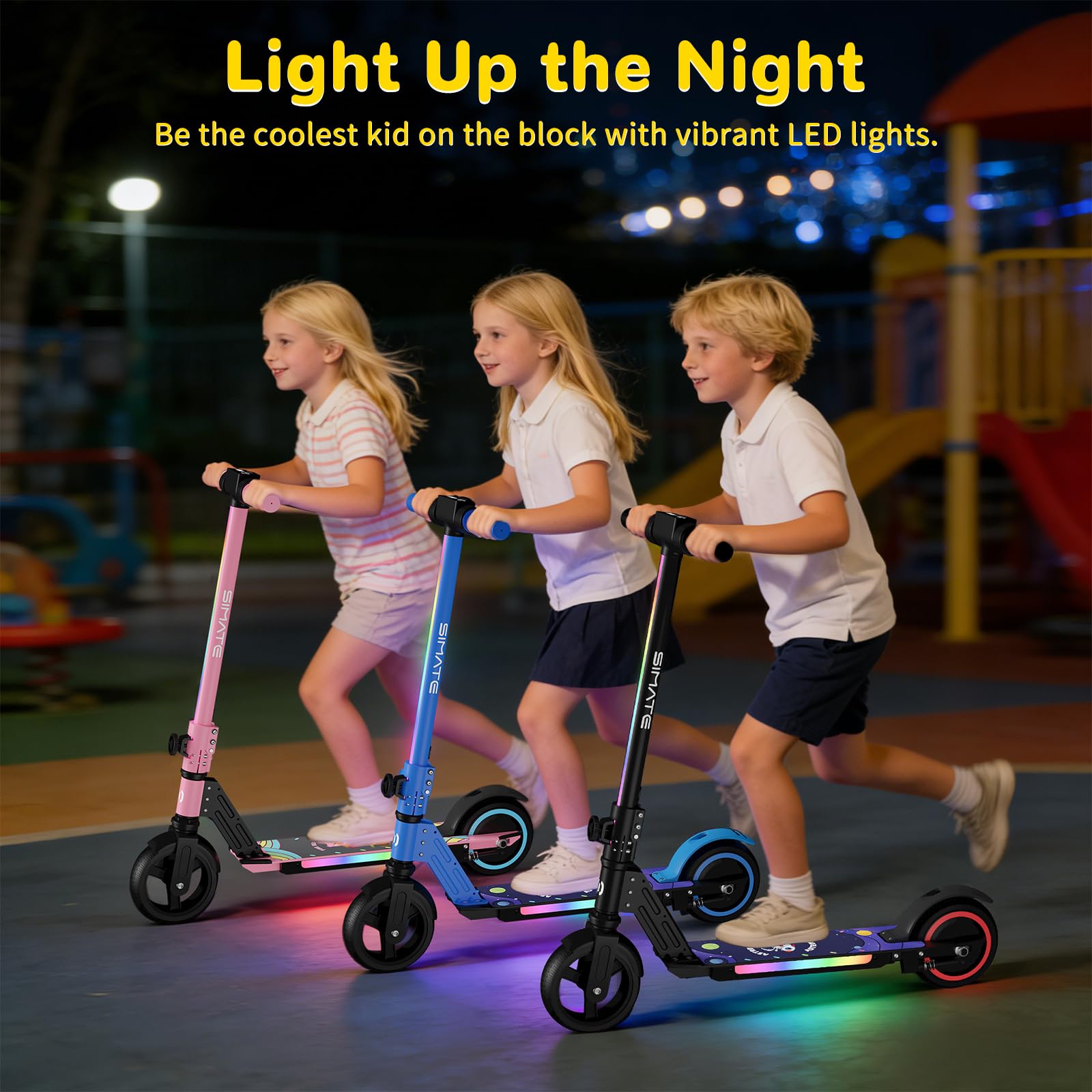 SIMATE Electric Scooter for Ki - Kids Ride On Suitcase Scooter recension och pris