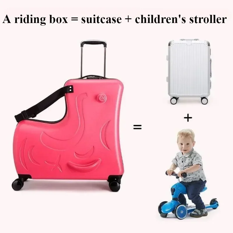 Kids Ride On Suitcase with Whe - Kids Ride On Suitcase Scooter recension och pris
