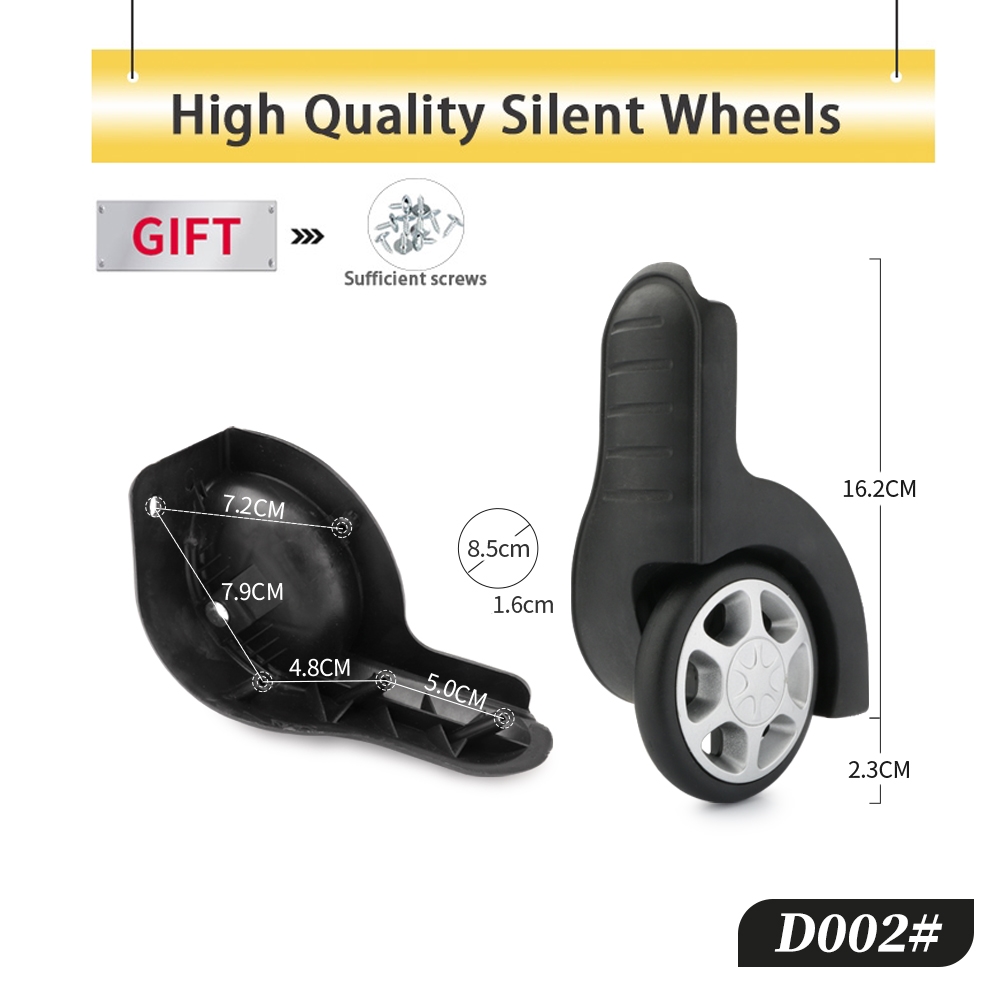 Luggage Fixed High Quality Cas - Silent Replacement Luggage Wheels recension och pris