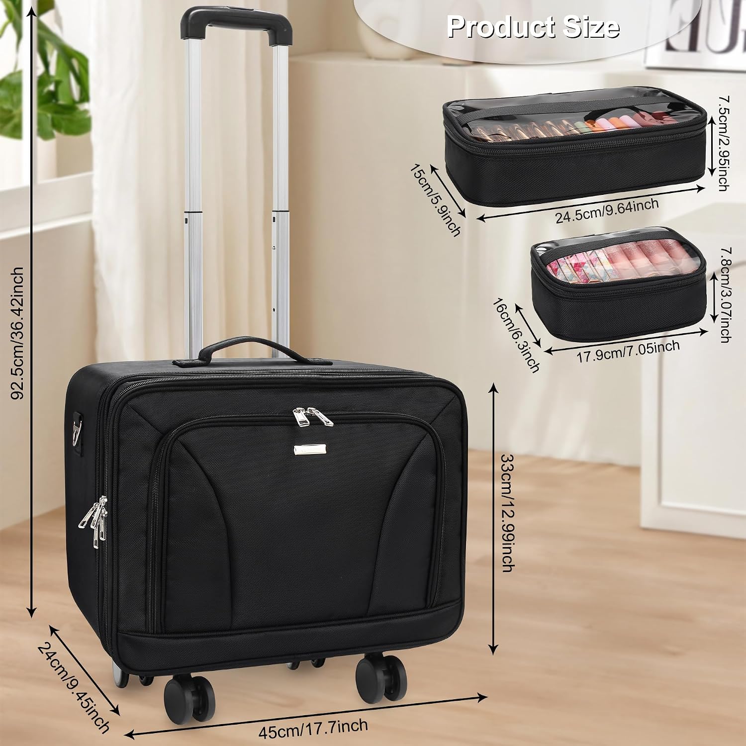Extra Large Rolling Makeup Tra - Travel Bags recension och pris