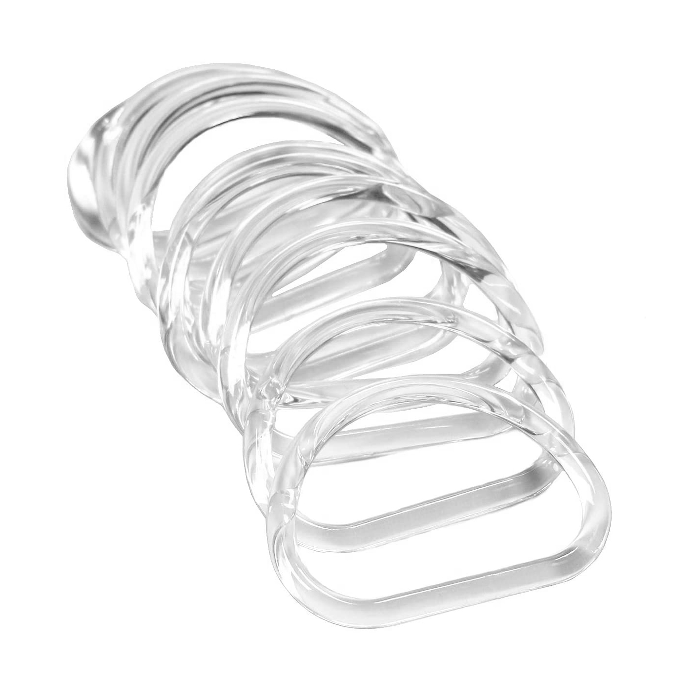 ABQR 10Pcs Transparent Bag Han - Handbags recension och pris
