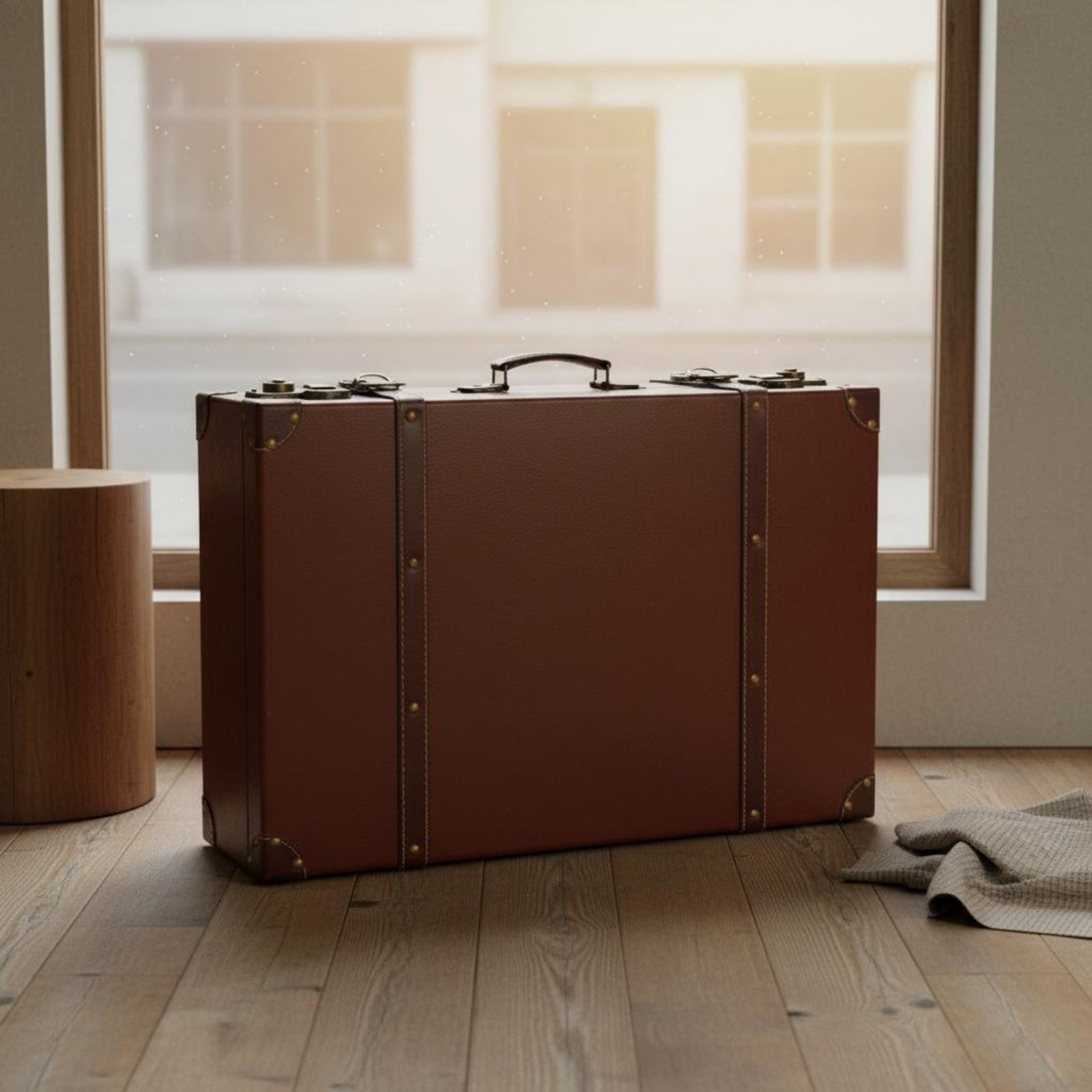 3 Pieces Vintage Suitcase Set  - Retro Vintage Trunk Suitcase recension och pris