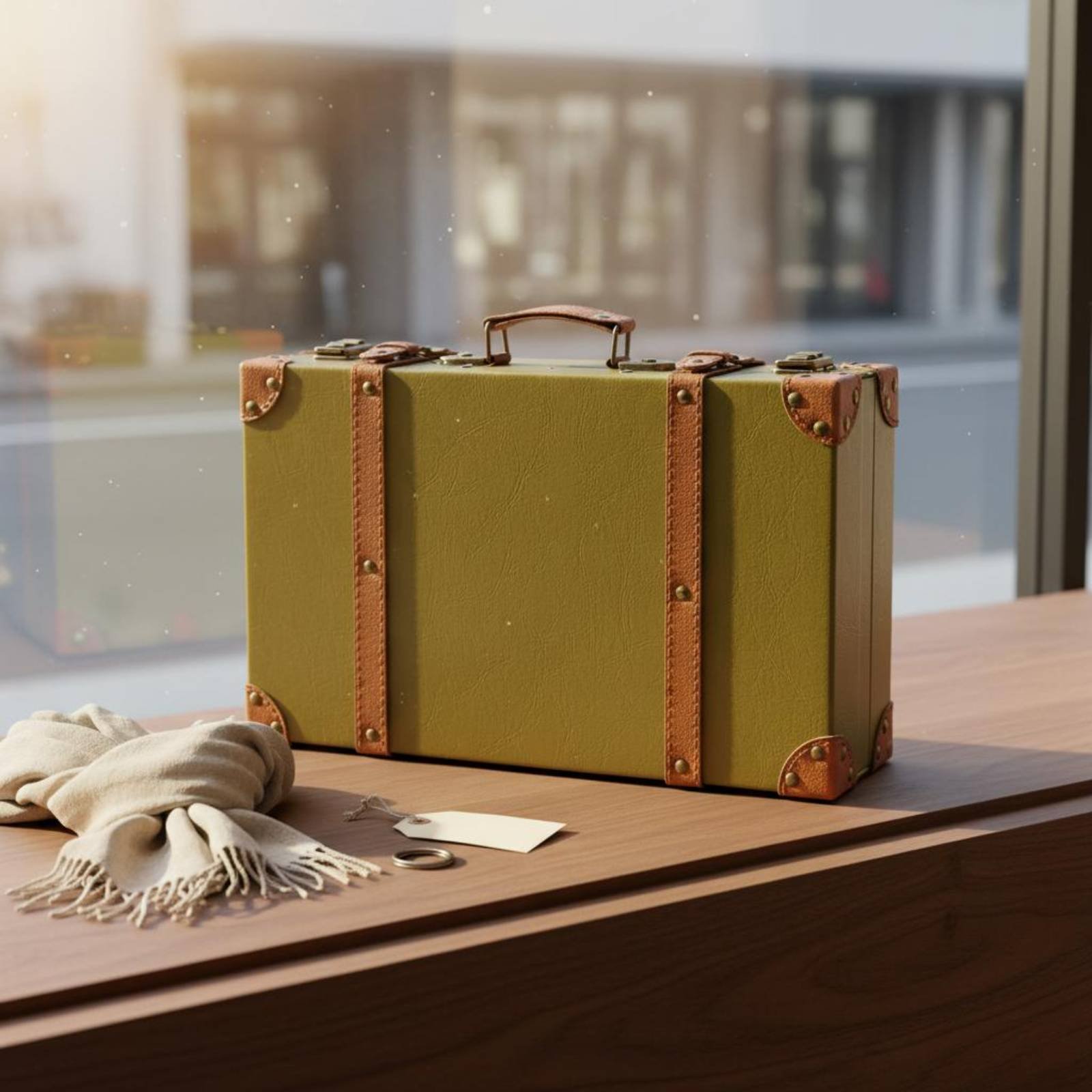 3 Pieces Vintage Suitcase Set  - Retro Vintage Trunk Suitcase recension och pris