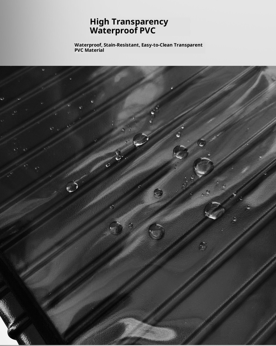 16-28 Inch Transparent PVC Lug - Luggage Protective Cover Transparent recension och pris