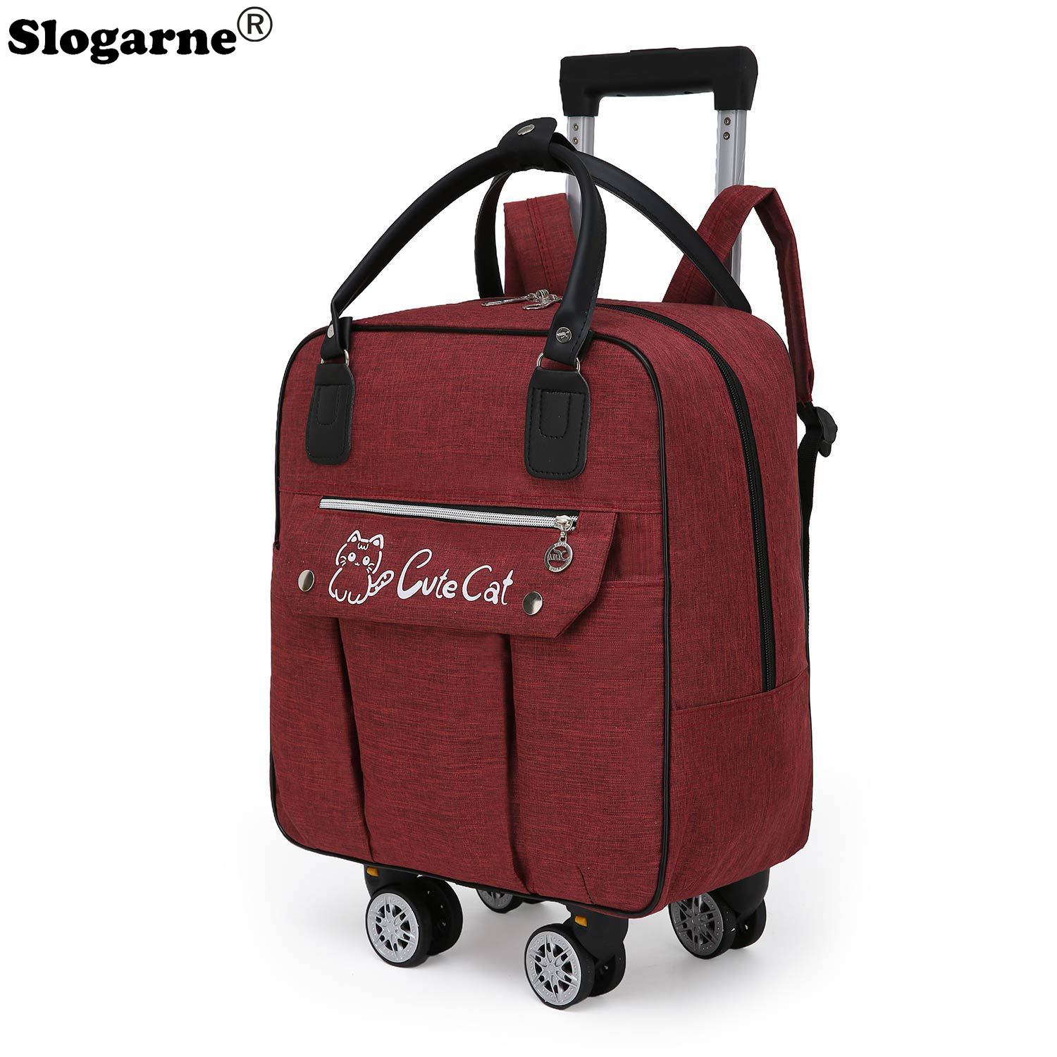 Trolley Large Capacity Travel  - Foldable Rolling Luggage Bag recension och pris