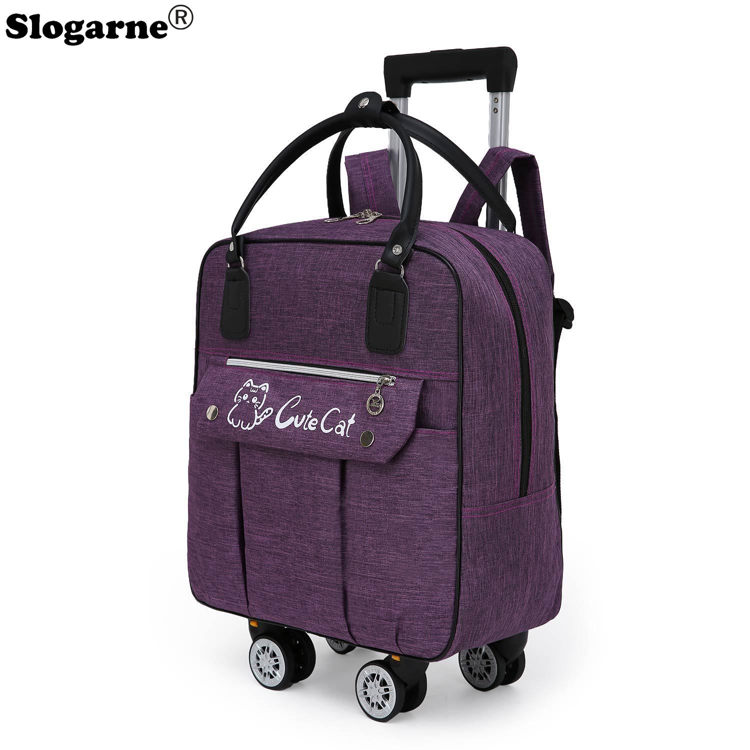 Trolley Large Capacity Travel  - Foldable Rolling Luggage Bag recension och pris