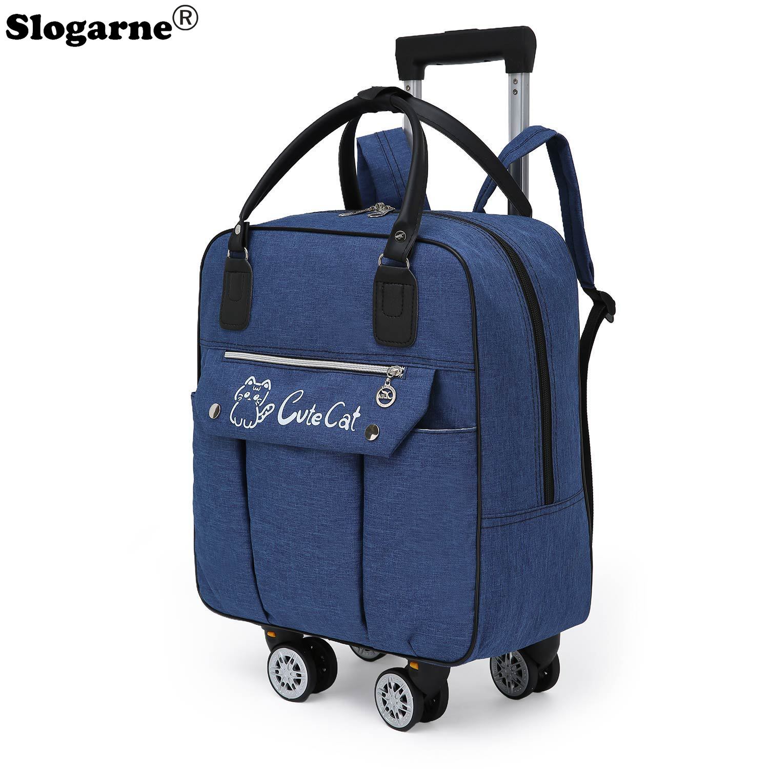 Trolley Large Capacity Travel  - Foldable Rolling Luggage Bag recension och pris