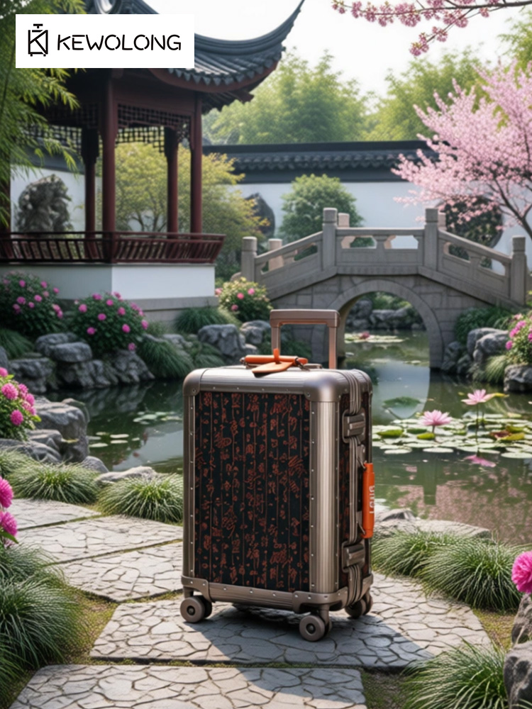 Full Aluminum Magnesium Alloy  - Spinner Wheel Rolling Suitcase 20 Inch recension och pris
